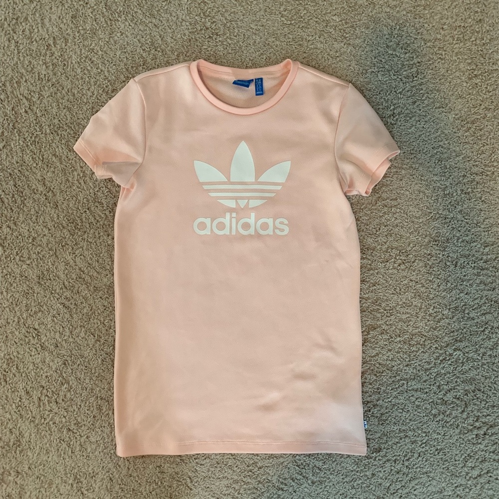 NWOT Adidas Light Pink Short Dress XS